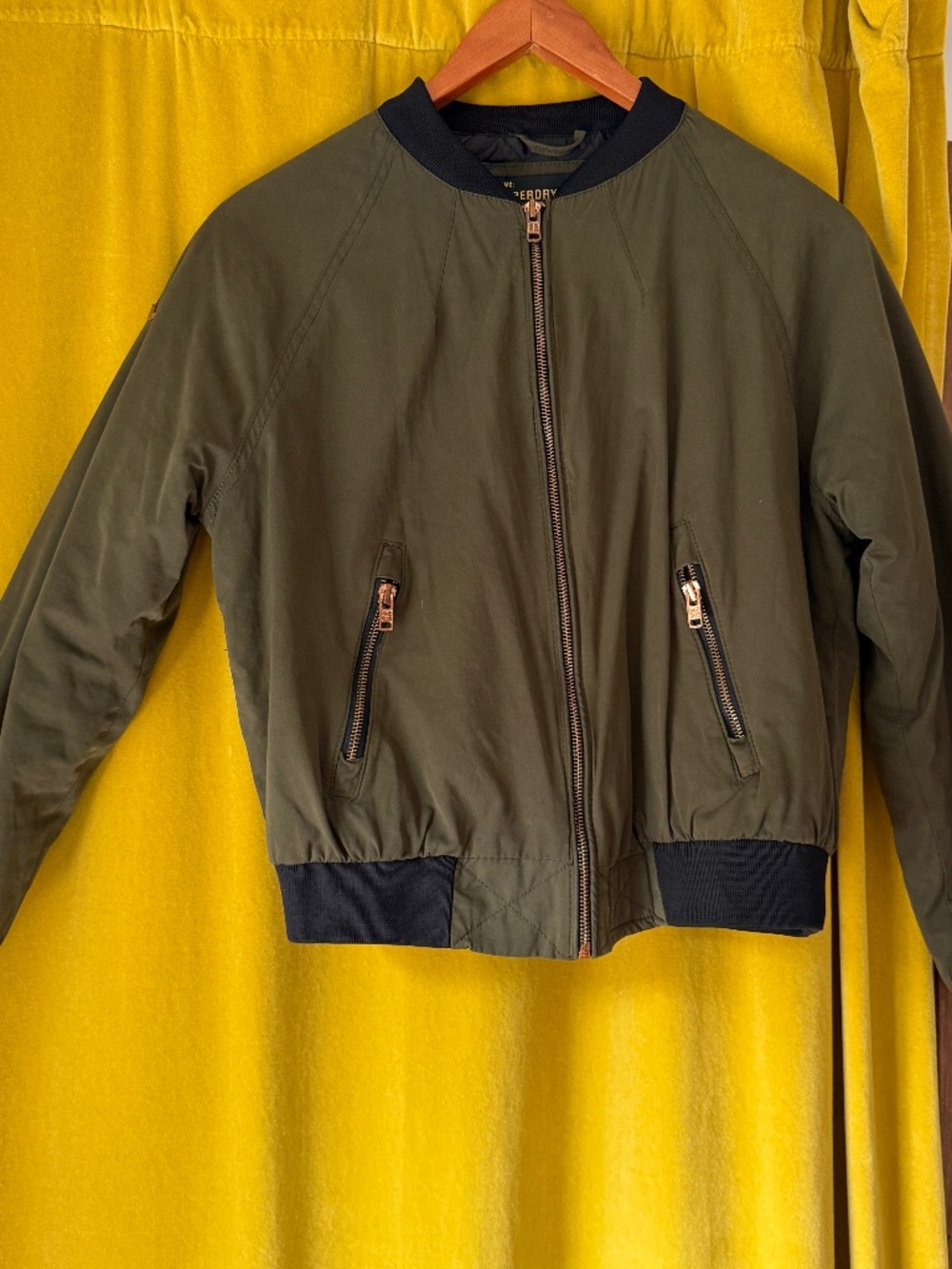 Superdry quilted bomber jacket